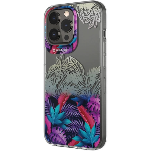 Apple iPhone 13 Pro Çift IMD Baskılı Switcheasy Artist Henri Rousseau Kapak - Mor