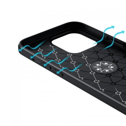 Apple iPhone 13 Pro Max (6.7) Kılıf Renkli Silikon Yüzüklü Standlı Auto Focus Ravel Kapak - Mavi