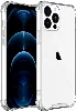 Apple iPhone 13 Pro Max (6.7) Kılıf Köşe Korumalı Airbag Şeffaf Silikon Anti-Shock