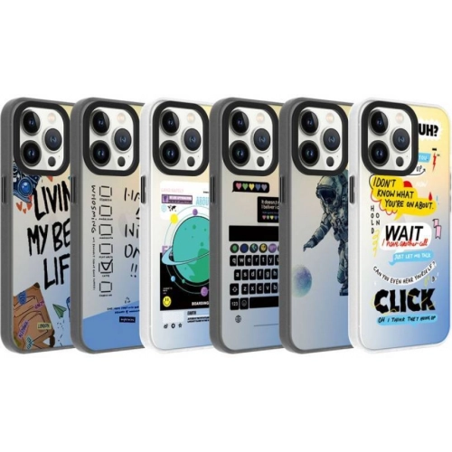 Apple iPhone 13 Pro Max (6.7) Kılıf Desenli Zore Dragon Sert Kapak - Seyahat