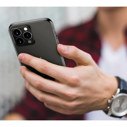 Apple iPhone 13 Pro Max (6.7) Kılıf Kamera Korumalı Esnek Silikon Kapak - Şeffaf