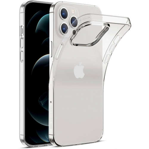 Apple iPhone 13 Pro Max (6.7) Kılıf Kamera Korumalı Esnek Silikon Kapak - Şeffaf