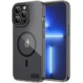 Apple iPhone 13 Pro Max (6.7) Kılıf Magsafe Şarj Özellikli Youngkit Coloured Glaze Serisi Kapak - Siyah