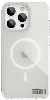 Apple iPhone 13 Pro Max (6.7) Kılıf Magsafe Şarj Özellikli Youngkit Coloured Glaze Serisi Kapak - Siyah