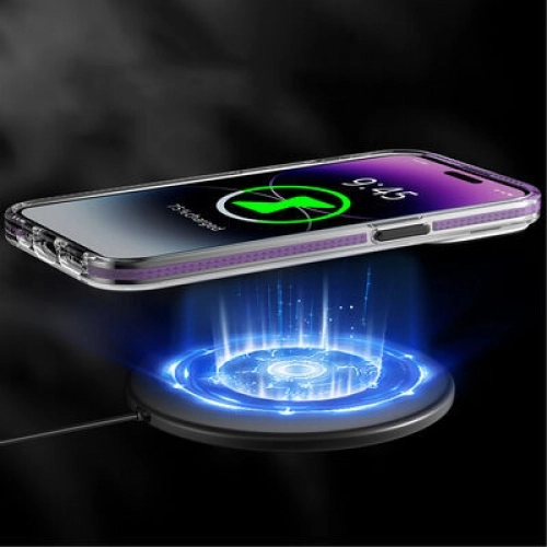 Apple iPhone 13 Pro Max (6.7) Kılıf Magsafe Şarj Özellikli Youngkit Jane Sand Serisi Kapak - Mavi