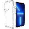 Apple iPhone 13 Pro Max (6.7) Kılıf Şeffaf TPU Kenarları Esnek Crystal T-Max Kapak - Şeffaf