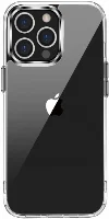Apple iPhone 13 Pro Max (6.7) Kılıf Zore Forst Silikon Kapak TPU PC Malzeme 0.4mm - Şeffaf