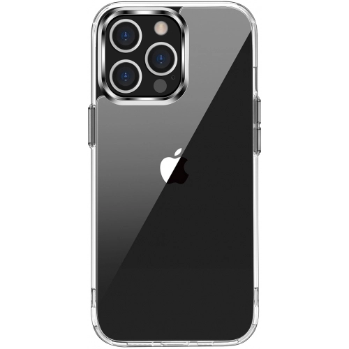 Apple iPhone 13 Pro Max (6.7) Kılıf Zore Forst Silikon Kapak TPU PC Malzeme 0.4mm - Şeffaf