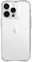 Apple iPhone 13 Pro Max (6.7) Kılıf Zore Şeffaf Ultra İnce Airbag Tasarımlı Okka Kapak - Şeffaf