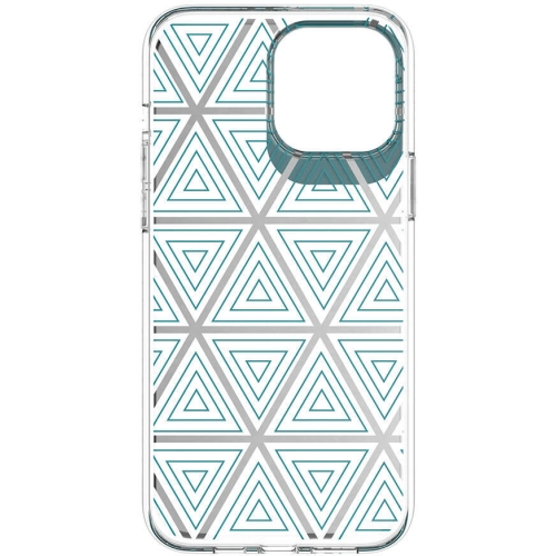 Apple iPhone 13 Pro Max Çift IMD Baskılı Switcheasy Artist Aurora Kapak - Yeşil