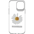 Apple iPhone 13 Pro Max Çift IMD Baskılı Switcheasy Artist Daisy Kapak - Şeffaf
