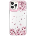 Apple iPhone 13 Pro Max Çift IMD Baskılı Switcheasy Artist Sakura Kapak - Pembe