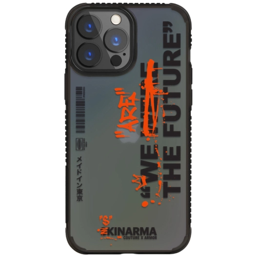 Apple iPhone 13 Pro Max Kılıf SkinArma Desenli Airbag Tasarımlı Kyanseru Kapak - Füme