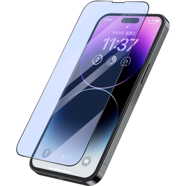 Apple iPhone 13 Pro Max Recci Anti-Blue Light Cam Ekran Koruyucu - Şeffaf