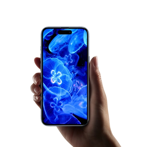 Apple iPhone 13 Pro Recci Anti-Blue Light Cam Ekran Koruyucu - Şeffaf