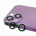 Apple iPhone 14 (6.1) Kamera Lens Koruyucu Cam CL-07 - Yeşil