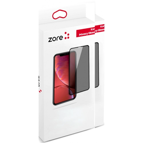 Apple iPhone 14 (6.1) Karartmalı Hayalet Ekran Koruyucu Tam Kaplayan Kor Privacy Kırılmaz Cam - Siyah