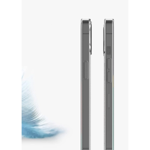 Apple iPhone 14 (6.1) Kılıf Kamera Korumalı Esnek Silikon Kapak - Şeffaf