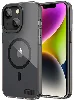 Apple iPhone 14 (6.1) Kılıf Magsafe Şarj Özellikli Youngkit Coloured Glaze Serisi Kapak - Siyah