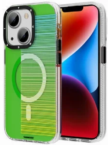 Apple iPhone 14 (6.1) Kılıf Magsafe Şarj Özellikli Youngkit Pure Serisi Kapak - Yeşil