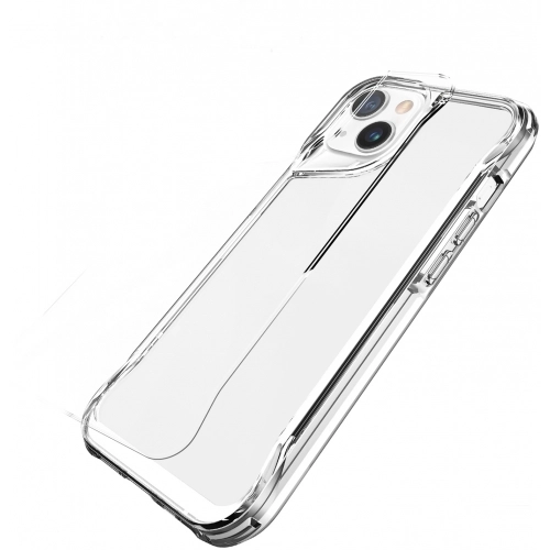 Apple iPhone 14 (6.1) Kılıf Şeffaf TPU Kenarları Esnek Crystal T-Max Kapak - Şeffaf