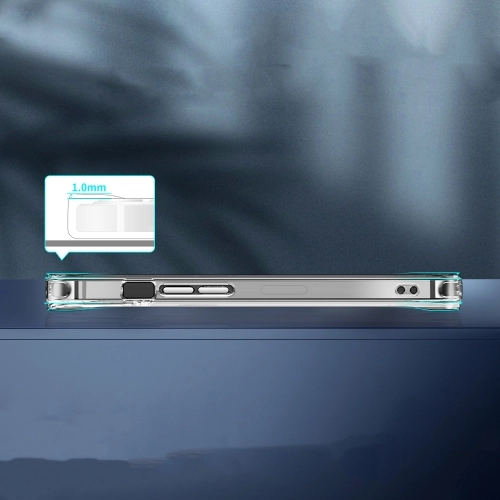 Apple iPhone 14 (6.1) Kılıf Zore Forst Silikon Kapak TPU PC Malzeme 0.4mm - Şeffaf