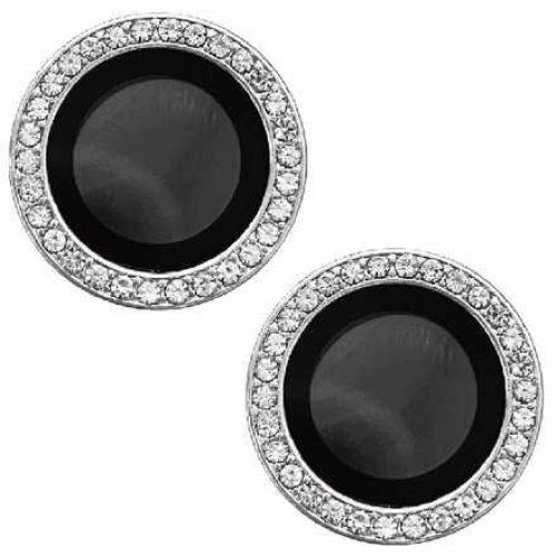 Apple iPhone 14 (6.1) Lens Kamera Koruyucu Taşlı Parmak İzi Bırakmaz CL-06 - Gümüş