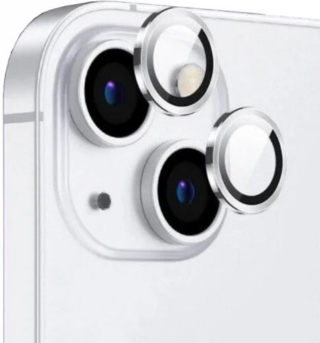 Apple iPhone 14 (6.1) Lens Kamera Koruyucu Parmak İzi Bırakmayan Anti-Reflective CL-12 - Siyah
