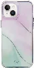 Apple iPhone 14 (6.1) Kılıf Dalgalı Çizgi Desenli Coehl Palette Kapak - Lila