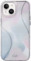 Apple iPhone 14 (6.1) Kılıf Dalgalı Çizgi Desenli Coehl Palette Kapak - Mavi