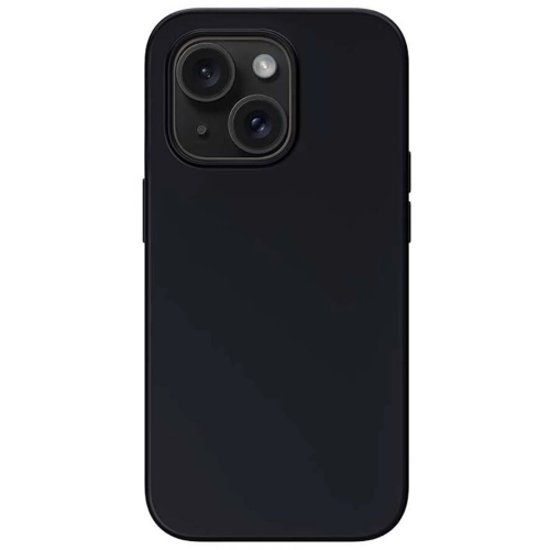 Apple iPhone 14 (6.1) Kılıf Magsafe Şarj Özellikli Liquid Silikon Recci Mousse Serisi Kapak - Siyah