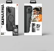 Apple iPhone 14 Kılıf SkinArma Şeffaf Airbag Tasarımlı Magsafe Şarj Özellikli Saido Kapak - Füme
