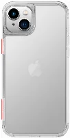 Apple iPhone 14 Kılıf SkinArma Şeffaf Airbag Tasarımlı Saido Kapak - Şeffaf