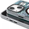 Apple iPhone 14 Plus (6.7) Kılıf Orjinal Lisanslı Magsafe Özellikli YoungKit Technology Serisi QC Kapak - Beyaz