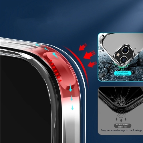 Apple iPhone 14 Plus (6.7) Kılıf Zore Forst Silikon Kapak TPU PC Malzeme 0.4mm - Şeffaf