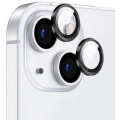 Apple iPhone 14 Plus (6.7) Lens Kamera Koruyucu Parmak İzi Bırakmayan Anti-Reflective CL-12 - Siyah