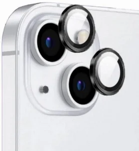 Apple iPhone 14 Plus (6.7) Lens Kamera Koruyucu Parmak İzi Bırakmayan Anti-Reflective CL-12 - Siyah