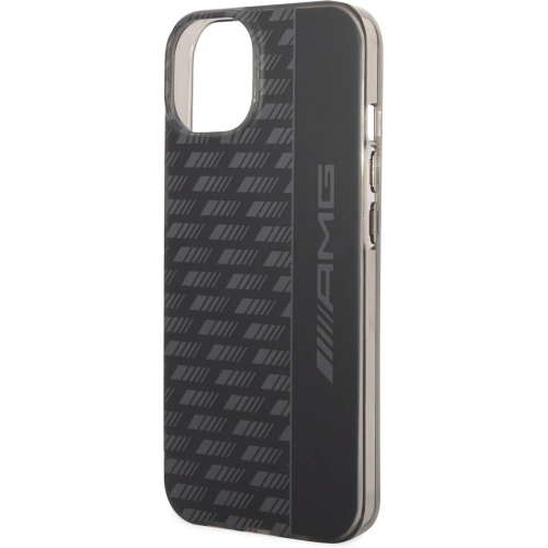 Apple iPhone 14 Plus Kılıf AMG Frosted Buzlu PC Karbon Dizayn Kapak - Siyah