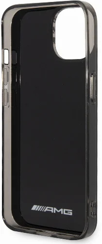 Apple iPhone 14 Plus Kılıf AMG Frosted Buzlu PC Karbon Dizayn Kapak - Siyah