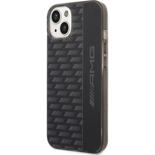 Apple iPhone 14 Plus Kılıf AMG Frosted Buzlu PC Karbon Dizayn Kapak - Siyah