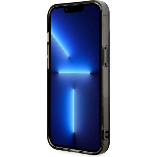 Apple iPhone 14 Plus Kılıf BMW Magsafe Şarj Özellikli Transparan M Dizayn Kapak - Gri