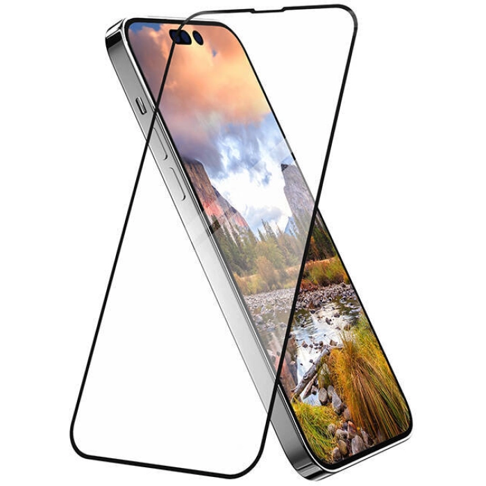 Apple iPhone 14 Plus Oleofobik Temperli Ultra HD Switcheasy Vetro 9H Cam Ekran Koruyucu - Şeffaf