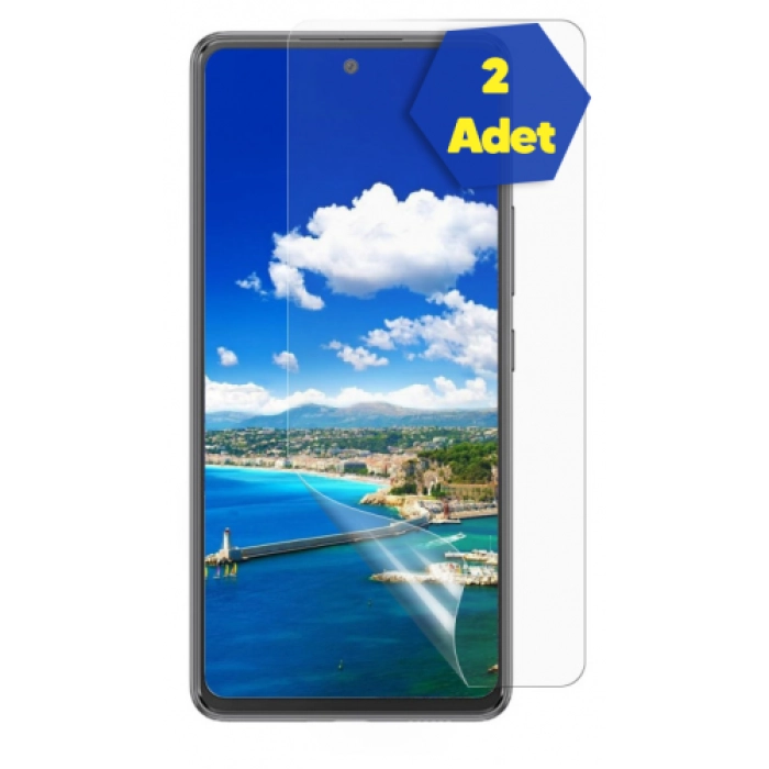 Apple iPhone 14 Pro (6.1) Ekran Koruyucu Gold Nano Esnek 2li Paket - Şeffaf