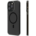 Apple iPhone 14 Pro (6.1) Kılıf Magsafe Şarj Özellikli Şeffaf Youngkit Crystal Shield Serisi Kapak - Siyah