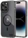 Apple iPhone 14 Pro (6.1) Kılıf Magsafe Şarj Özellikli Youngkit Coloured Glaze Serisi Kapak - Siyah