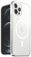 Apple iPhone 14 Pro (6.1) Kılıf MagSafe Wireless Şarj Kapak Köşeleri Airbag - Şeffaf