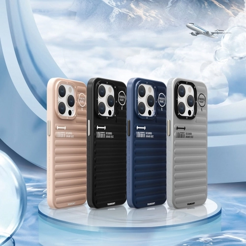 Apple iPhone 14 Pro (6.1) Kılıf Mat Renkli Tasarım YoungKit Original Serisi Kapak - Mor