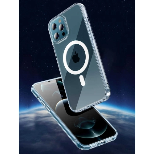 Apple iPhone 14 Pro (6.1) Kılıf Şeffaf Magsafe Wireless Özellikli Kapak