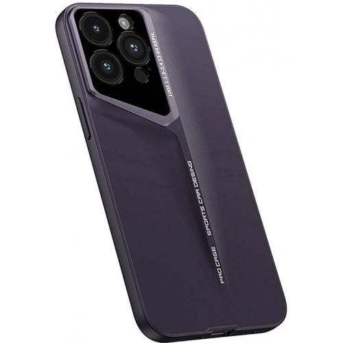 Apple iPhone 14 Pro (6.1) Kılıf Ultra İnce Kameralı Korumalı Sert Rubber Procase Kapak - Koyu Mor