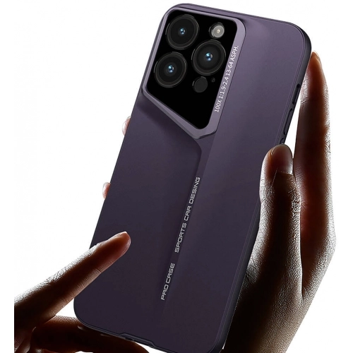 Apple iPhone 14 Pro (6.1) Kılıf Ultra İnce Kameralı Korumalı Sert Rubber Procase Kapak - Siyah